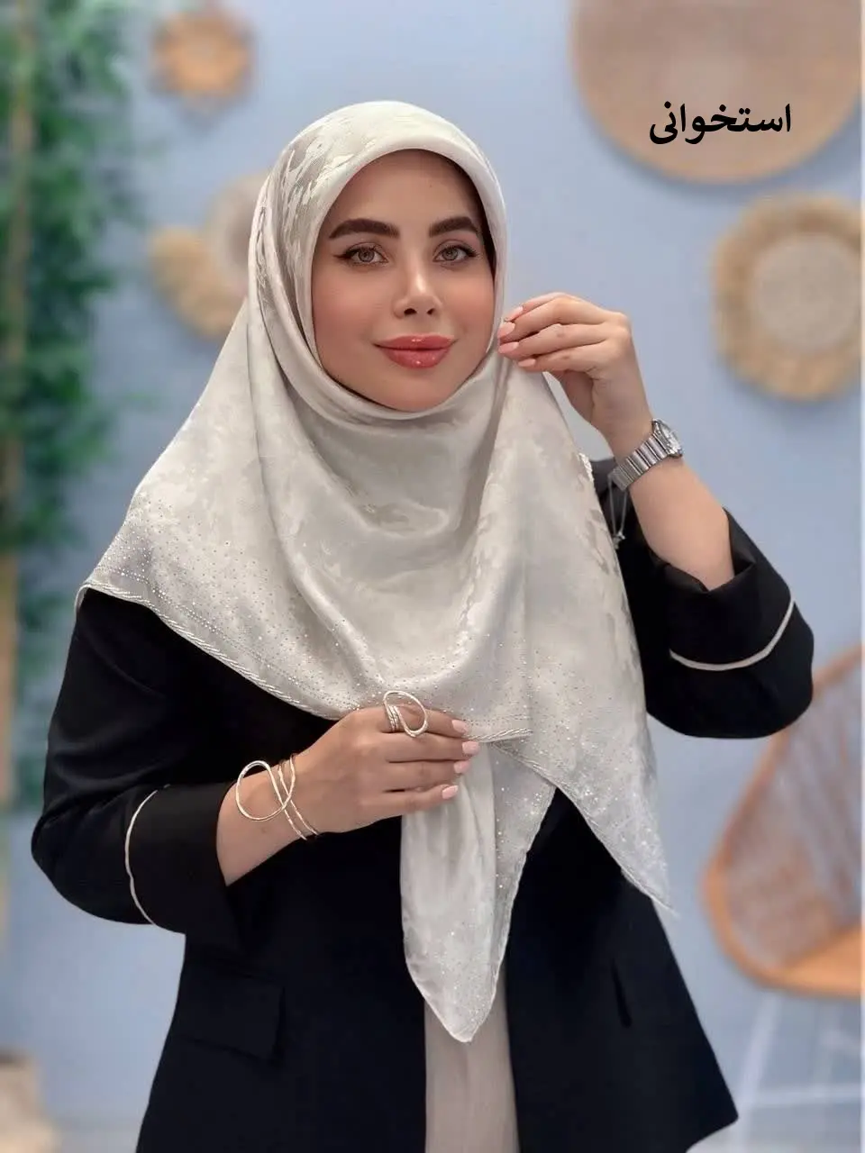 3458-روسری وارداتی نوا